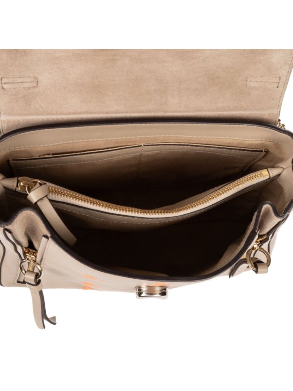 Prada Large Double Zip Galleria Tote Light Blue Saffiano Leather - Picture 5 of 6